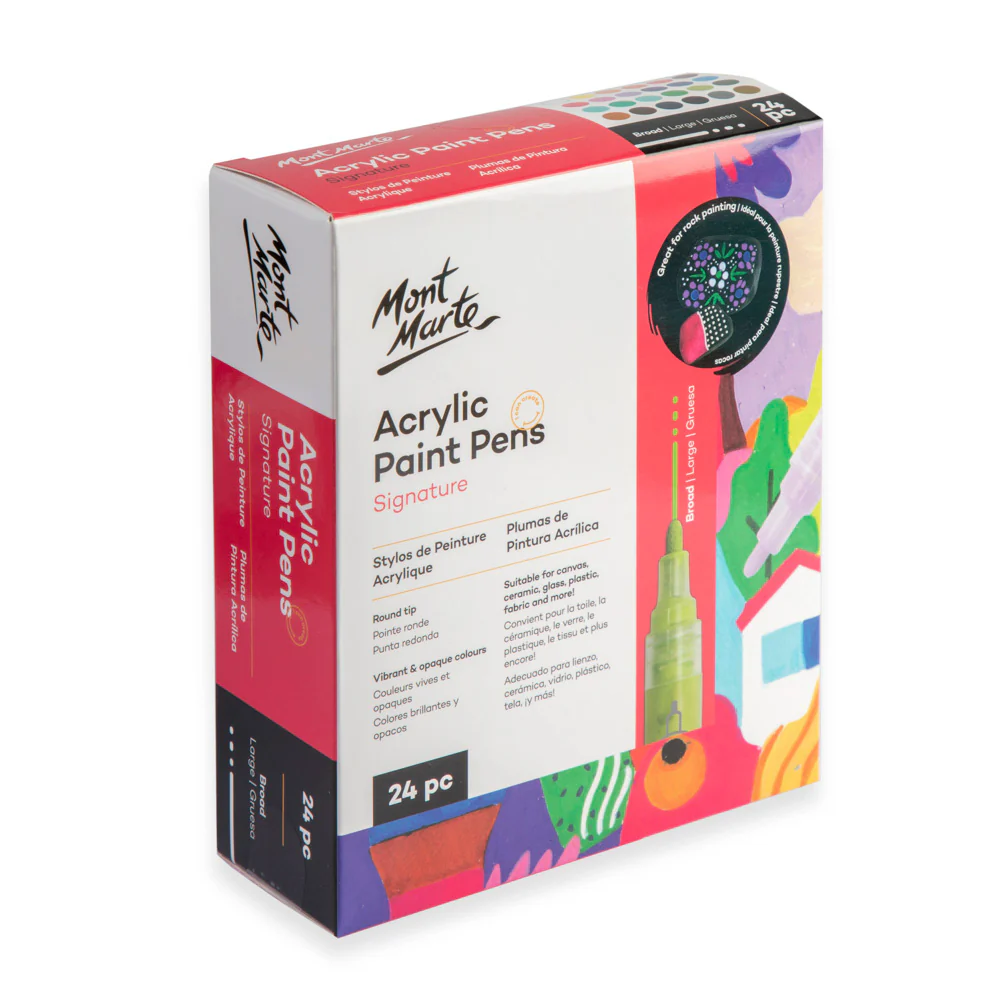 Acrylic Paint Pens Broad Tip Signature 24pc - Image 3