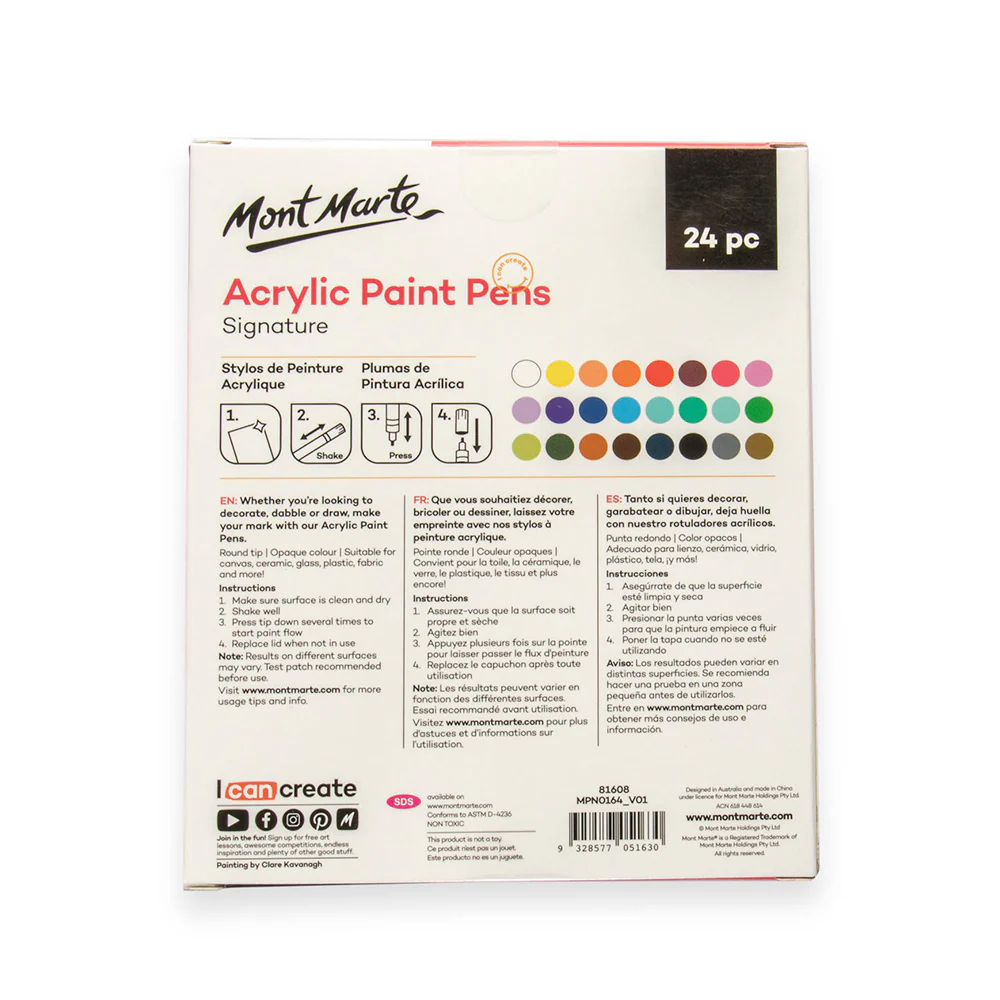 Acrylic Paint Pens Broad Tip Signature 24pc - Image 4