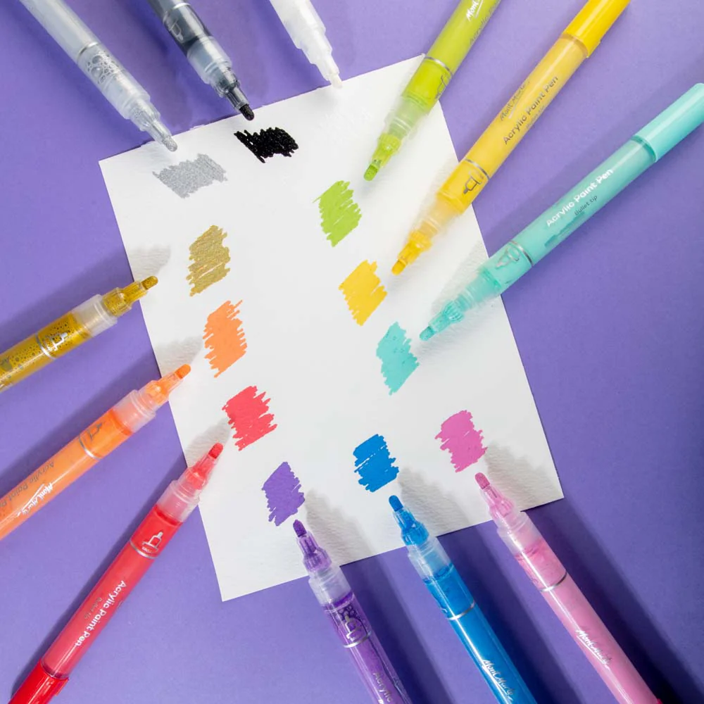 Acrylic Paint Pens Signature Broad Tip 12pc - Image 5