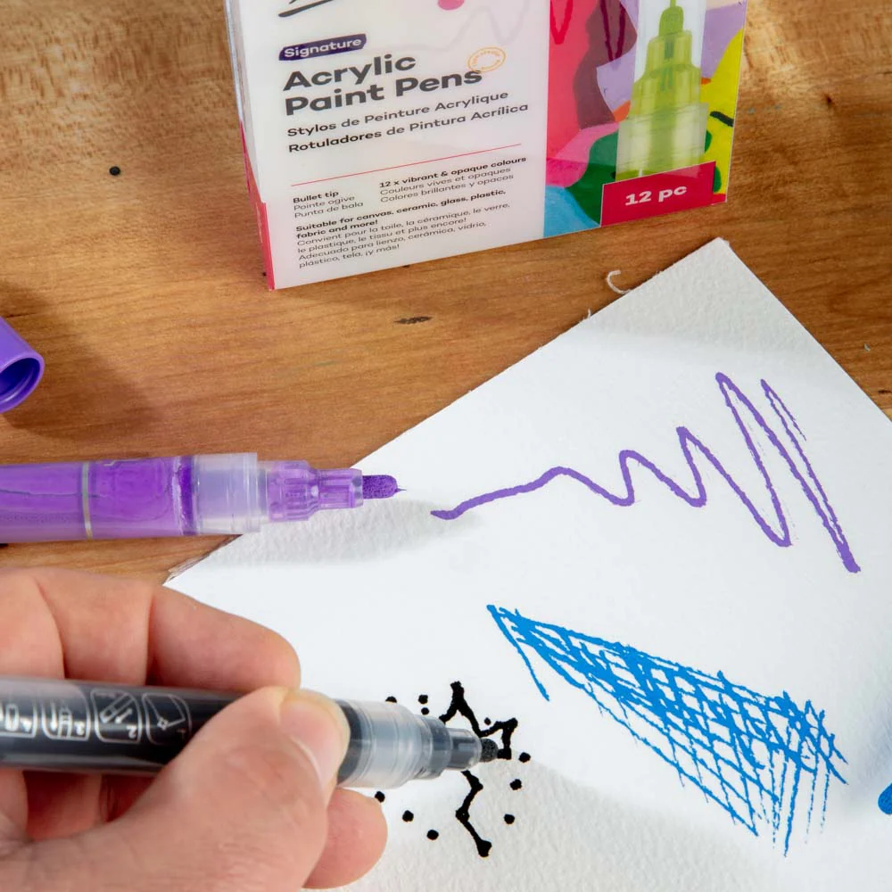 Acrylic Paint Pens Signature Broad Tip 12pc - Image 6