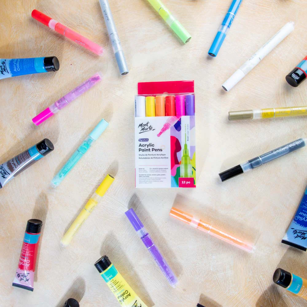 Acrylic Paint Pens Signature Broad Tip 12pc - Image 8
