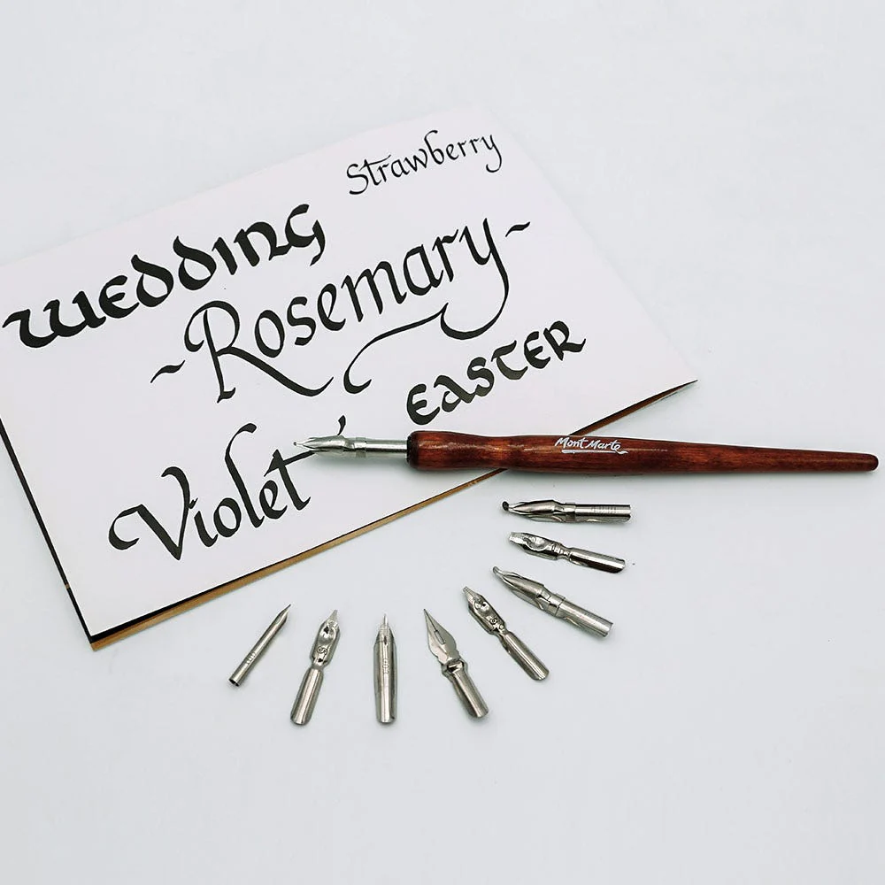 Calligraphy Dip Pen Set Signature 10pc - Image 3