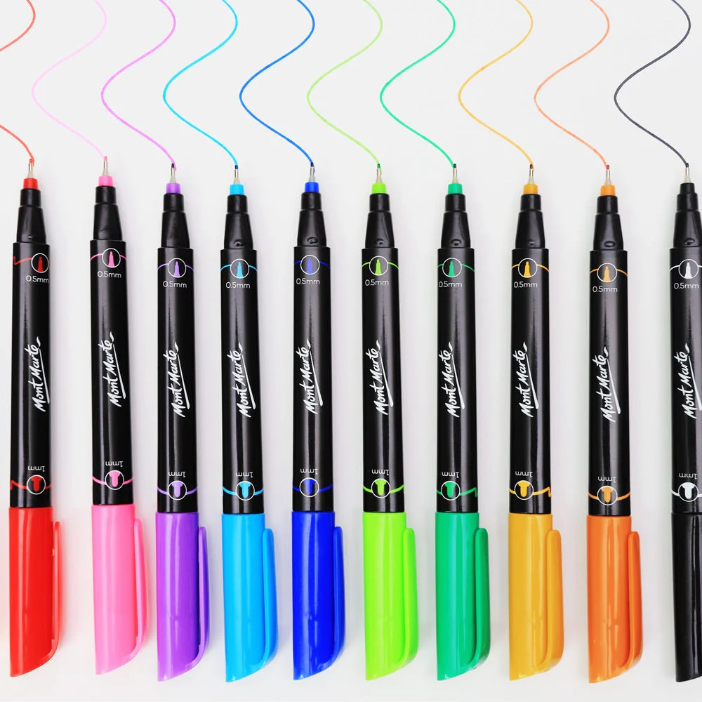 Dual Fine Tip Alcohol Art Markers Premium 12pc - Image 7