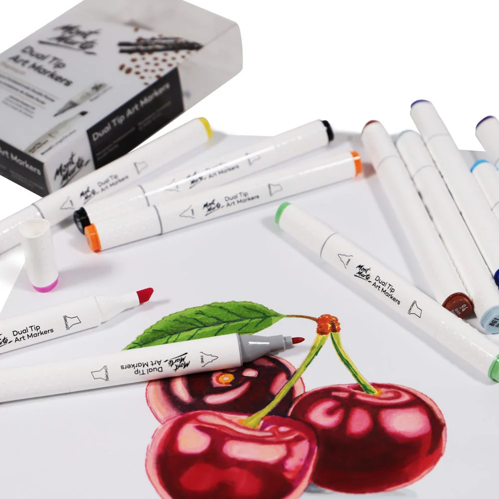 Dual Tip Art Markers Premium 12pc - Image 5