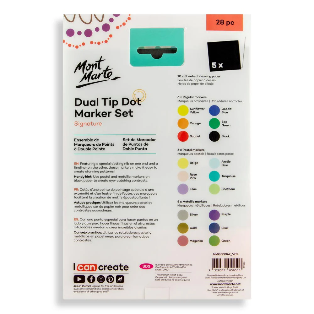 Dual Tip Dot Marker Set Signature 28pc - Image 4