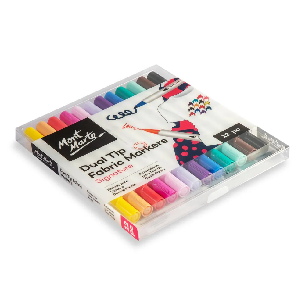 Dual Tip Fabric Markers Signature 12pc - Image 3