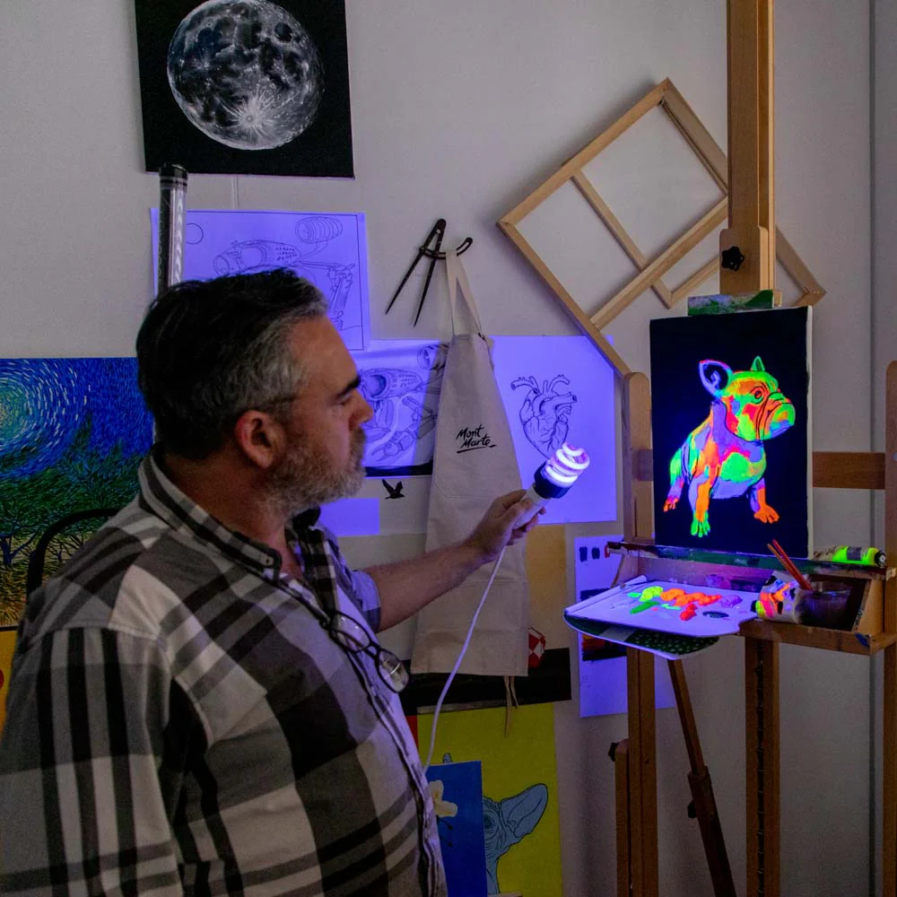 Fluoro Acrylic Paint Intro Set Premium 8pc x 18ml (0.6 US fl.oz) - Image 8