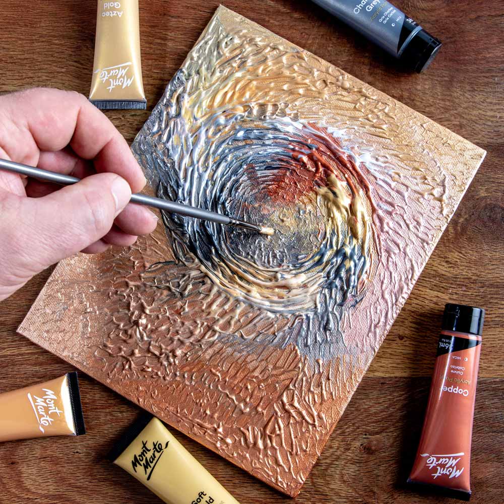 Gold and Silver Acrylic Paint Set Signature 12pc x 36ml (1.2 US fl.oz) - Image 7