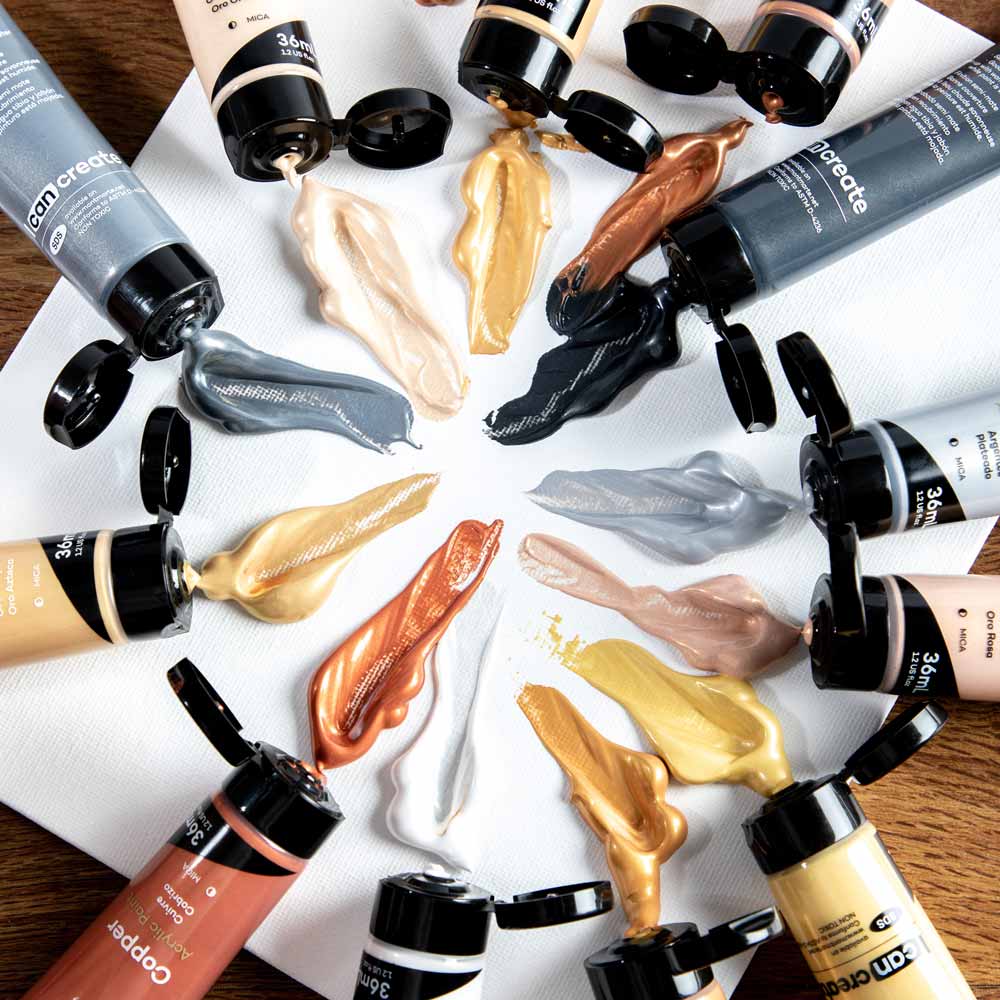 Gold and Silver Acrylic Paint Set Signature 12pc x 36ml (1.2 US fl.oz) - Image 9