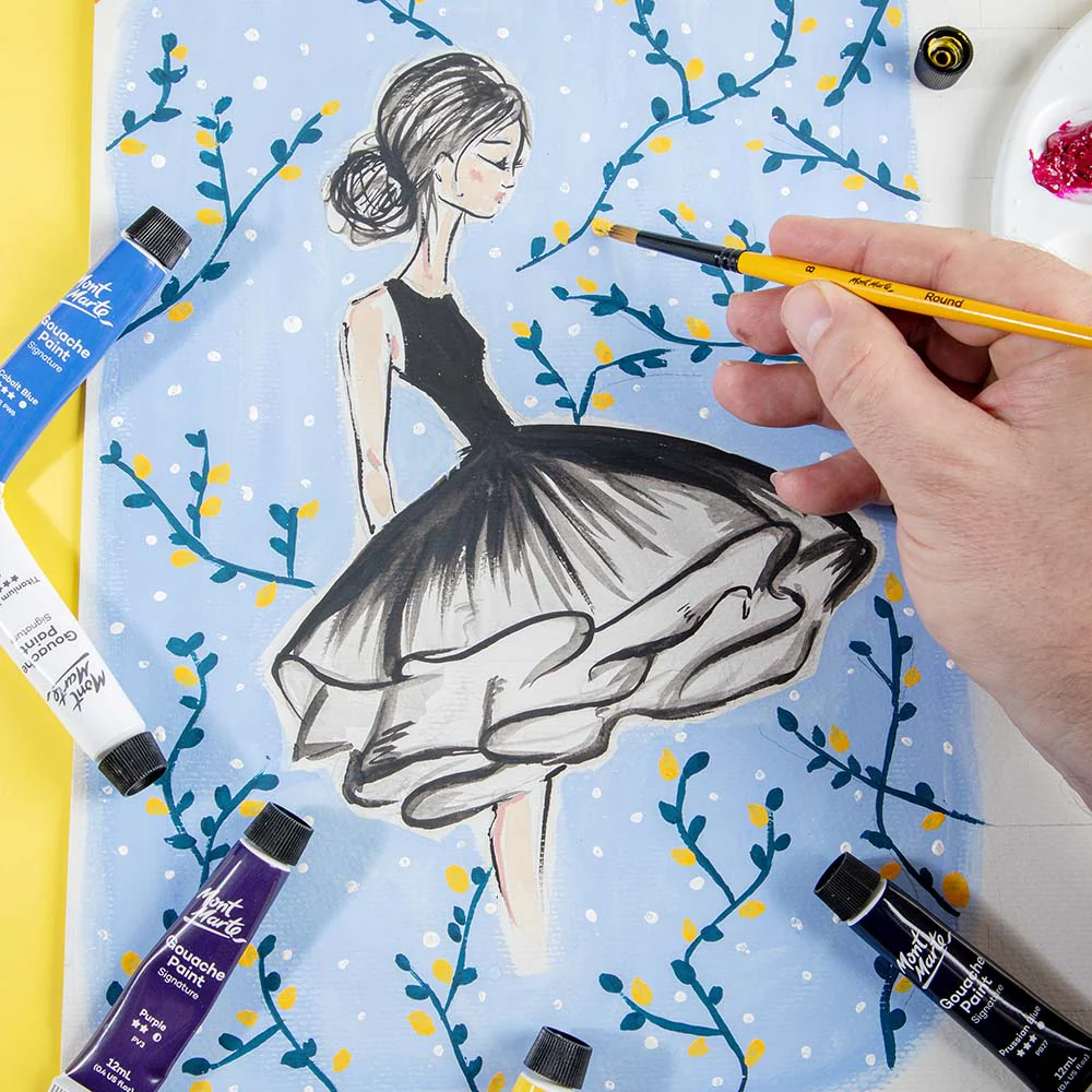 Gouache Paints Signature 24pc x 12ml (0.4 US fl.oz) - Image 7