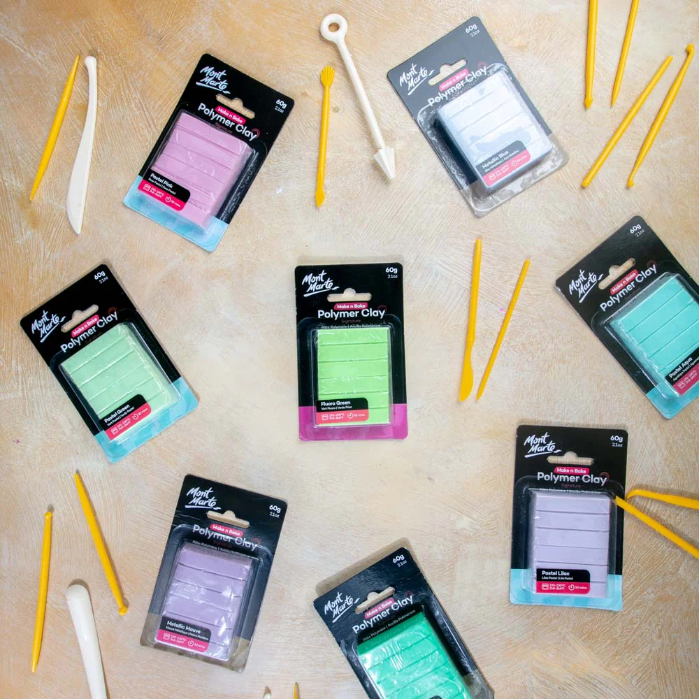 Make n Bake Polymer Clay Signature 60g (2.1oz) - Fluoro Green - Image 7