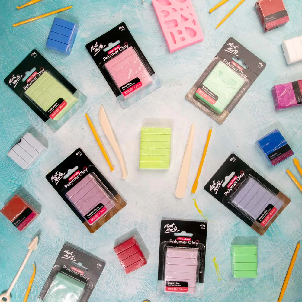 Make n Bake Polymer Clay Signature 60g (2.1oz) - Fluoro Green - Image 8