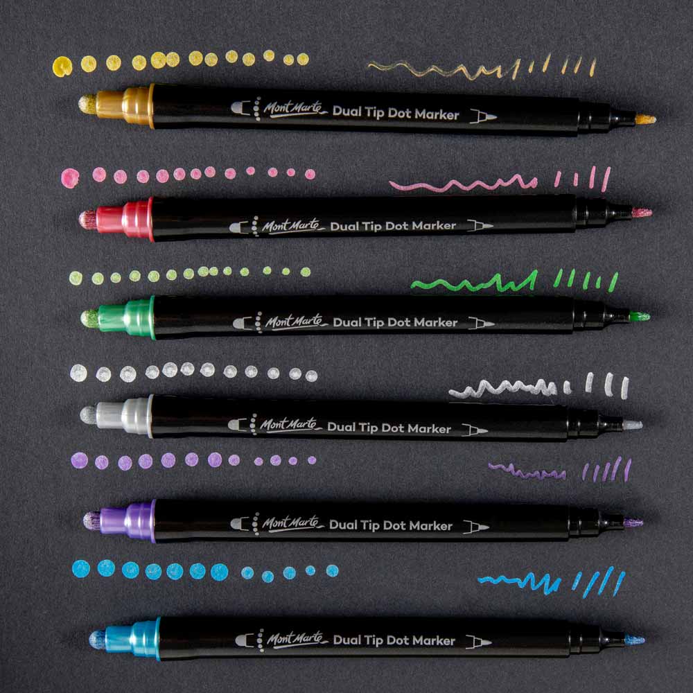 Metallic Dual Tip Dot Markers Signature 6pc - Image 5