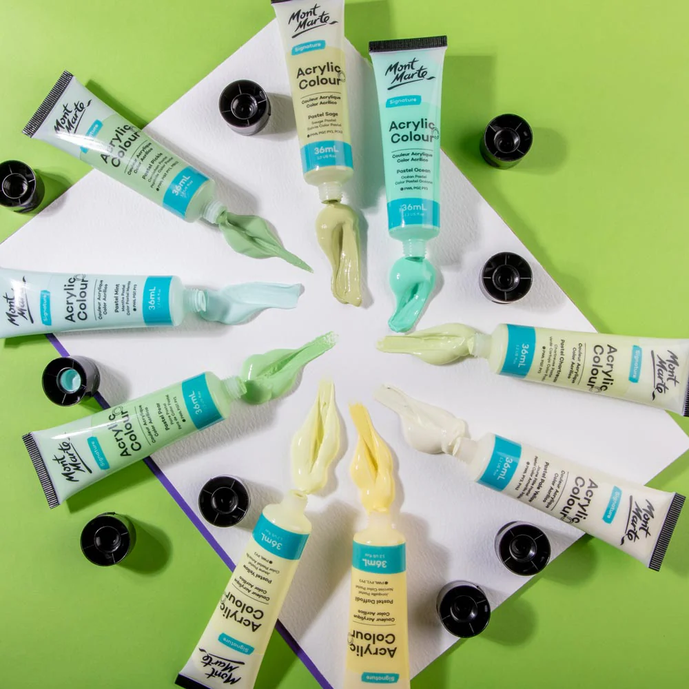 Acrylic Colour Pastel Paint Set Signature 48pc x 36ml (1.2 US fl.oz) - Image 6