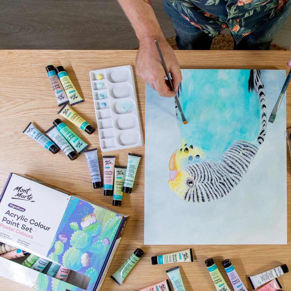 Acrylic Colour Pastel Paint Set Signature 48pc x 36ml (1.2 US fl.oz) - Image 8