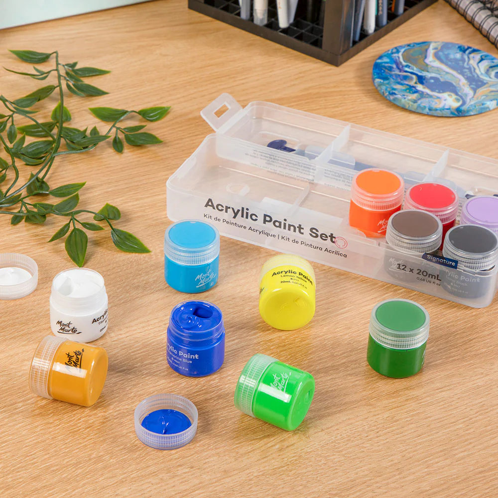 Acrylic Paint Pot Set Signature 12pc x 20ml (0.68 US fl.oz) - Image 12