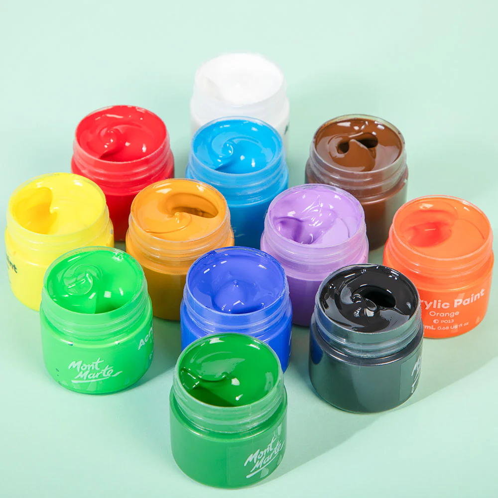 Acrylic Paint Pot Set Signature 12pc x 20ml (0.68 US fl.oz) - Image 7