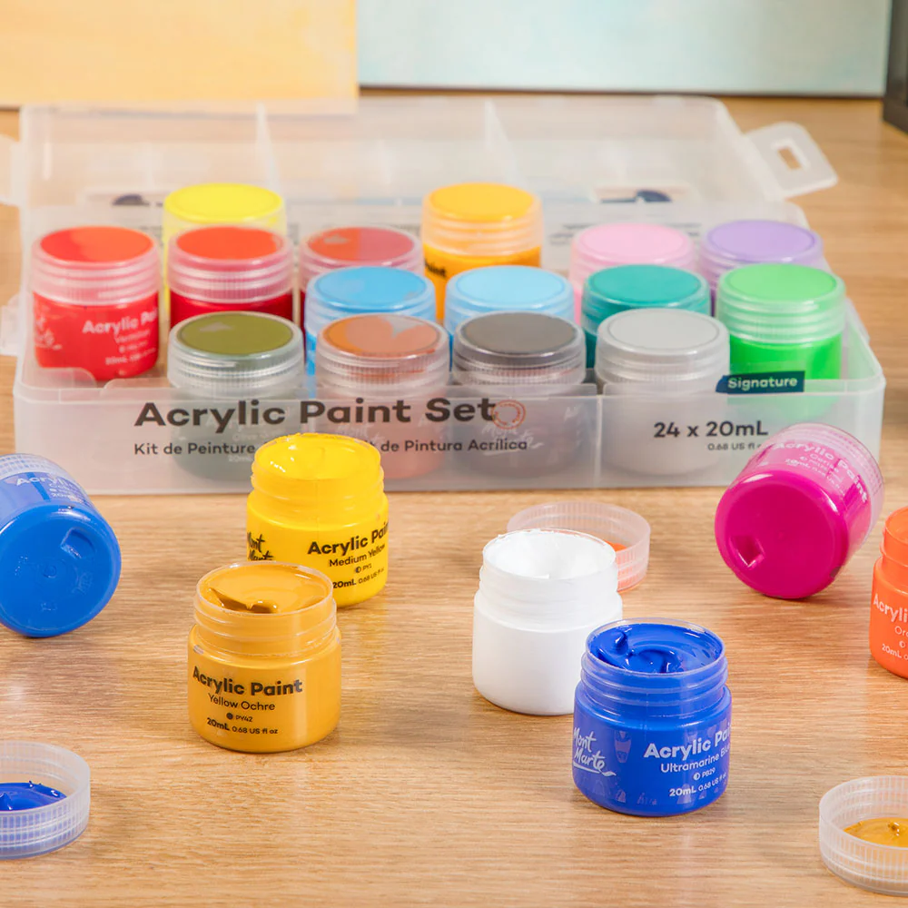 Acrylic Paint Pot Set Signature 24pc x 20ml (0.68 US fl.oz) - Image 9