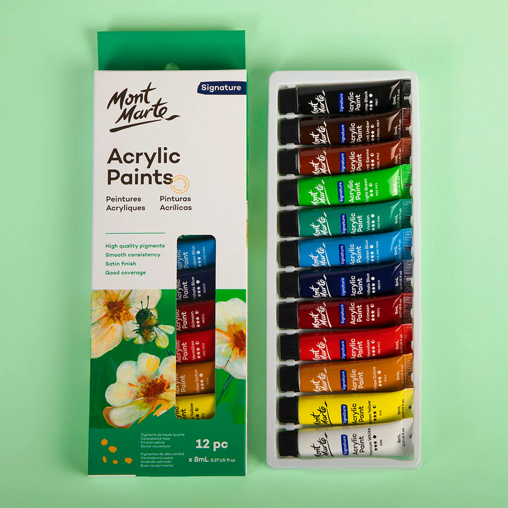 Acrylic Paint Set Signature 12pc x 8ml (0.27 fl.oz) - Image 4