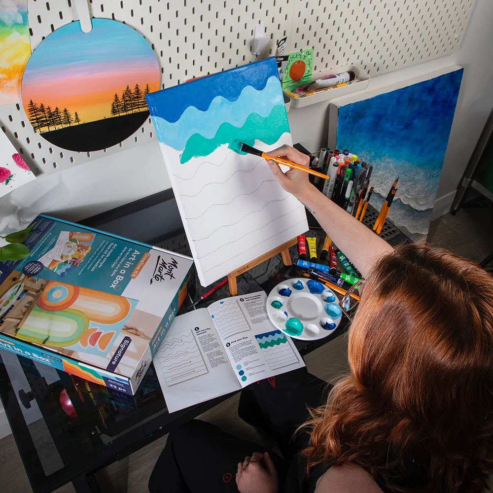 Art in a Box Creative Kit Signature 23pc - Abstract - Image 9