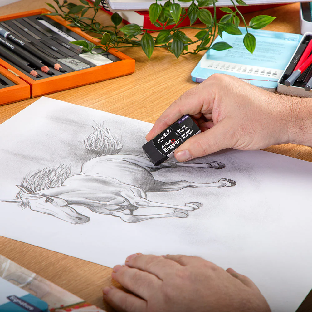 Artist Eraser 6cm (2.36in) Signature - Black - Image 5