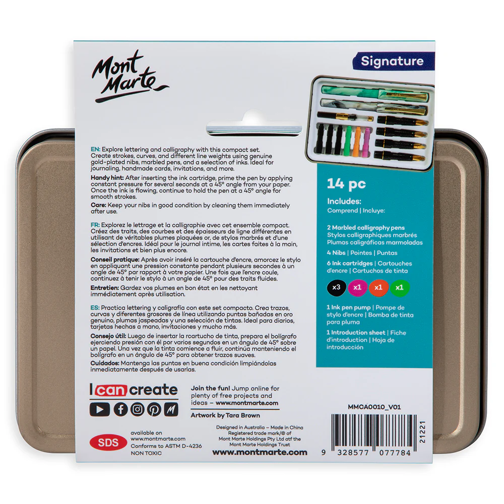 Calligraphy Pen Set Signature 14pc - Image 4