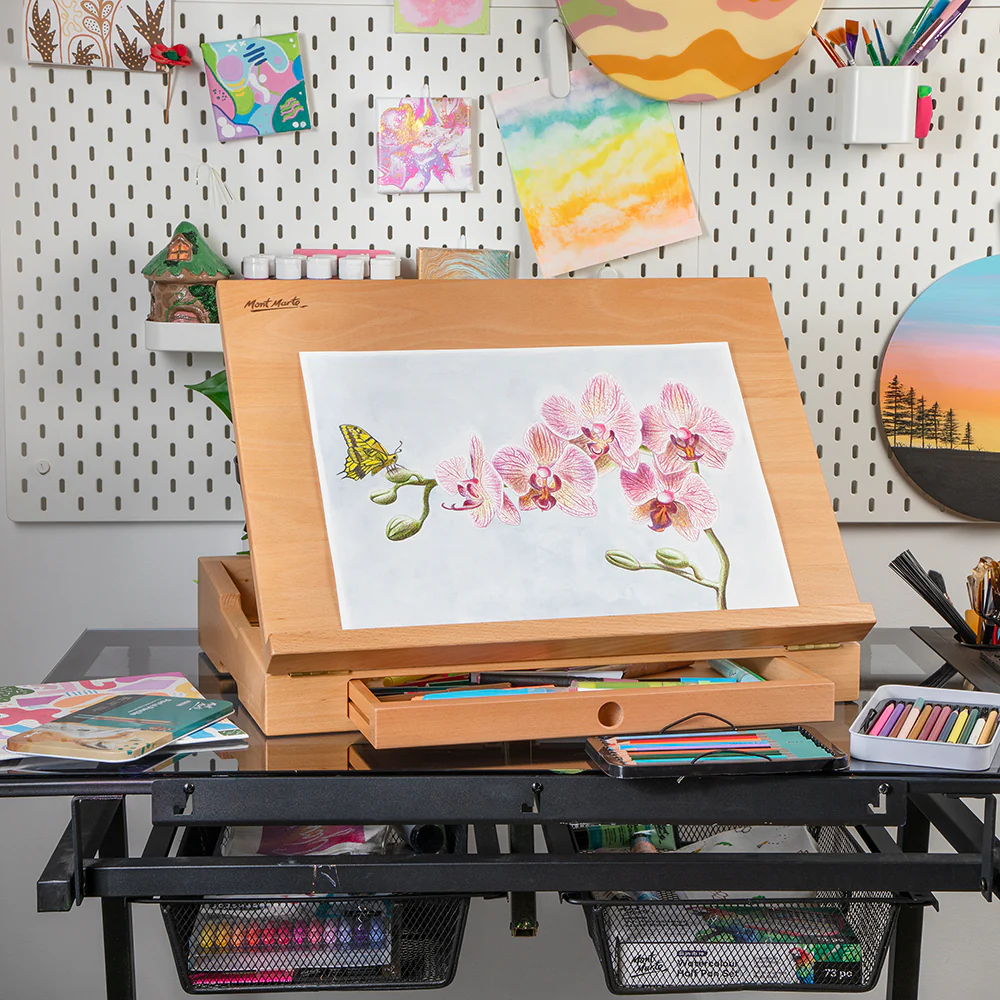 Desktop Table Easel Premium - Beech Wood - Image 8