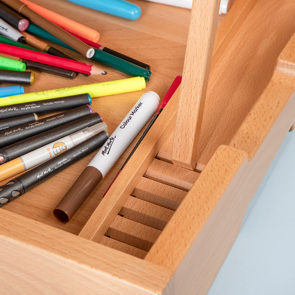 Desktop Table Easel Premium - Beech Wood - Image 9