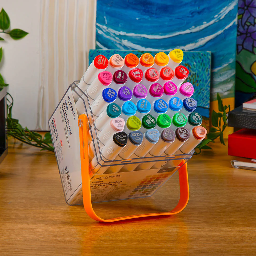 Double-Ended Art Markers in Case Signature 36pc - Image 11