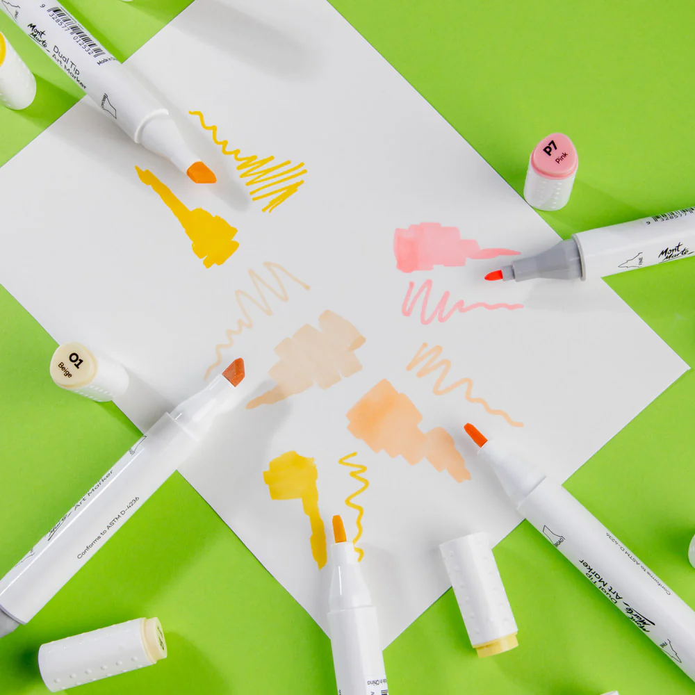 Dual Tip Art Marker Premium - Beige O1 - Image 3