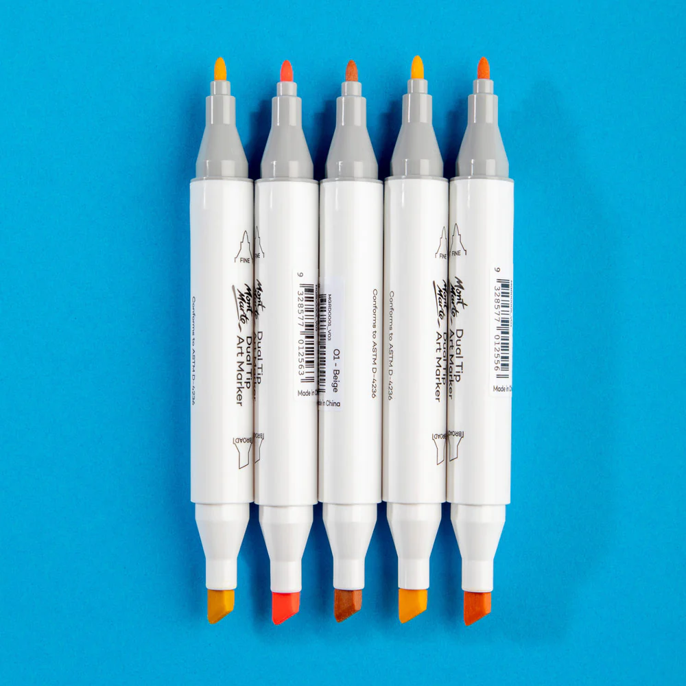 Dual Tip Art Marker Premium - Beige O1 - Image 4