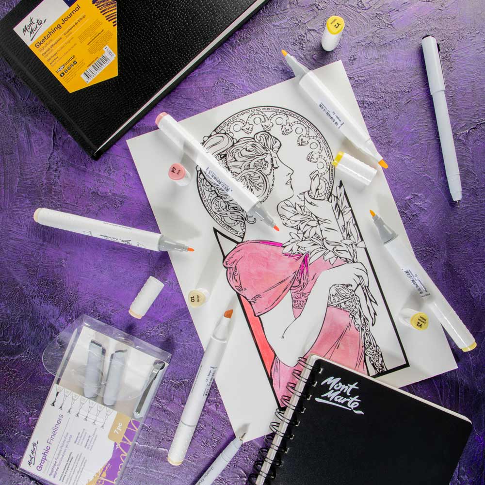 Dual Tip Art Marker Premium - Beige O1 - Image 5