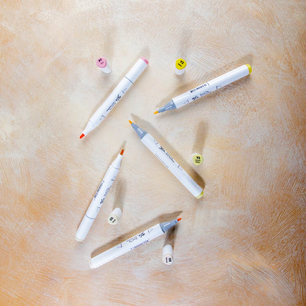 Dual Tip Art Marker Premium - Beige O1 - Image 7