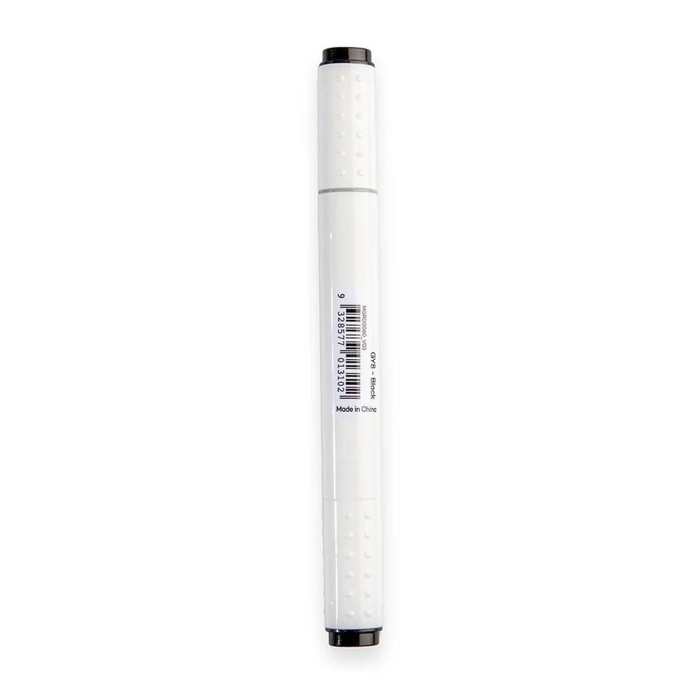 Dual Tip Art Marker Premium - Black GY8 - Image 3
