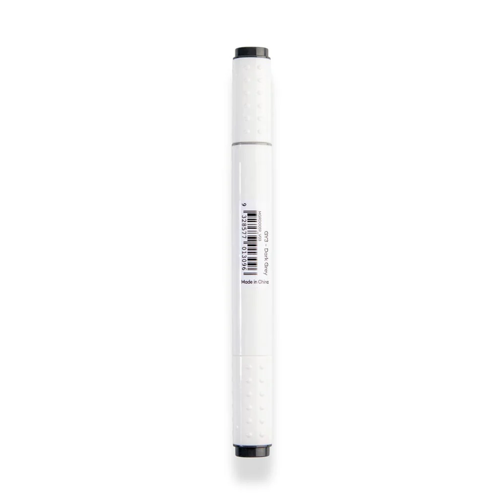 Dual Tip Art Marker Premium - Dark Grey GY3 - Image 3
