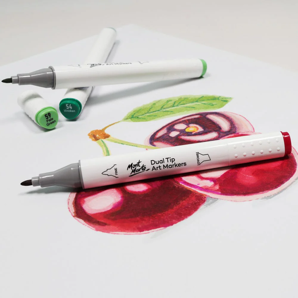 Dual Tip Art Marker Premium - Mid Grey GY5 - Image 6