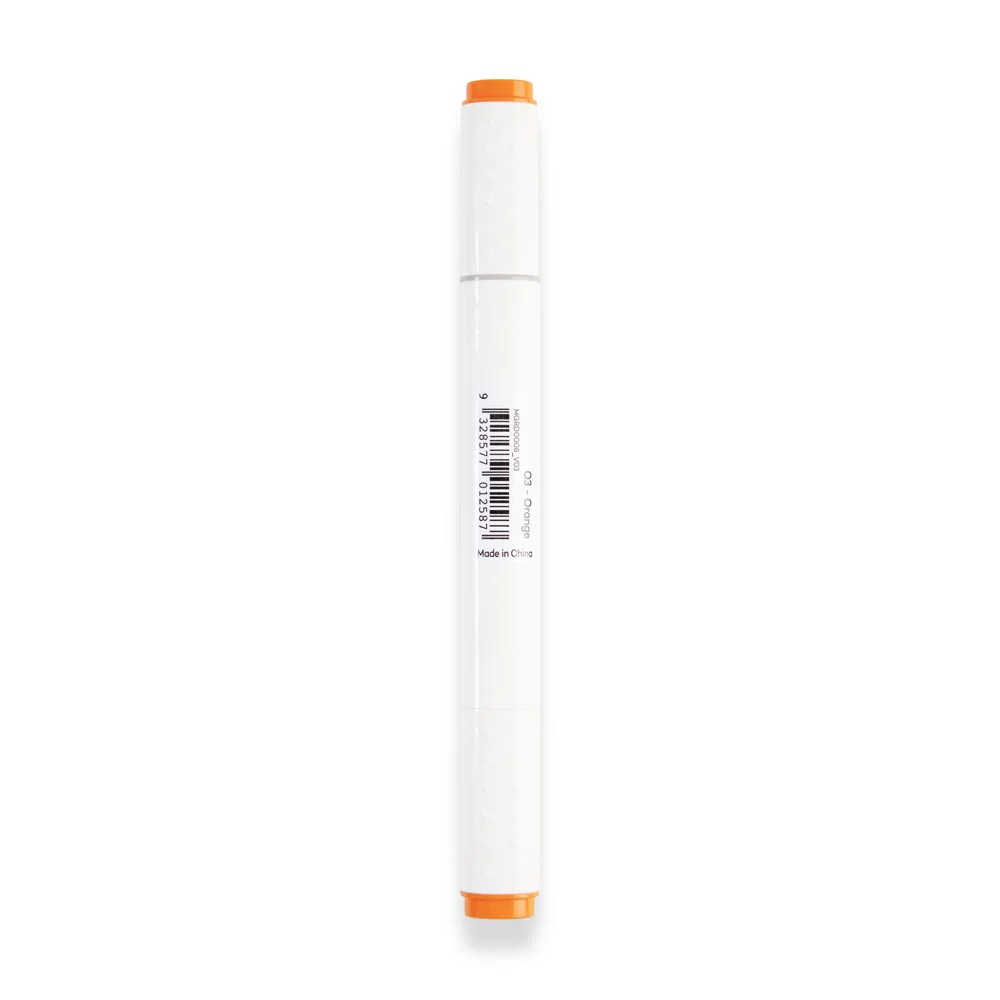 Dual Tip Art Marker Premium - Orange O3 - Image 3