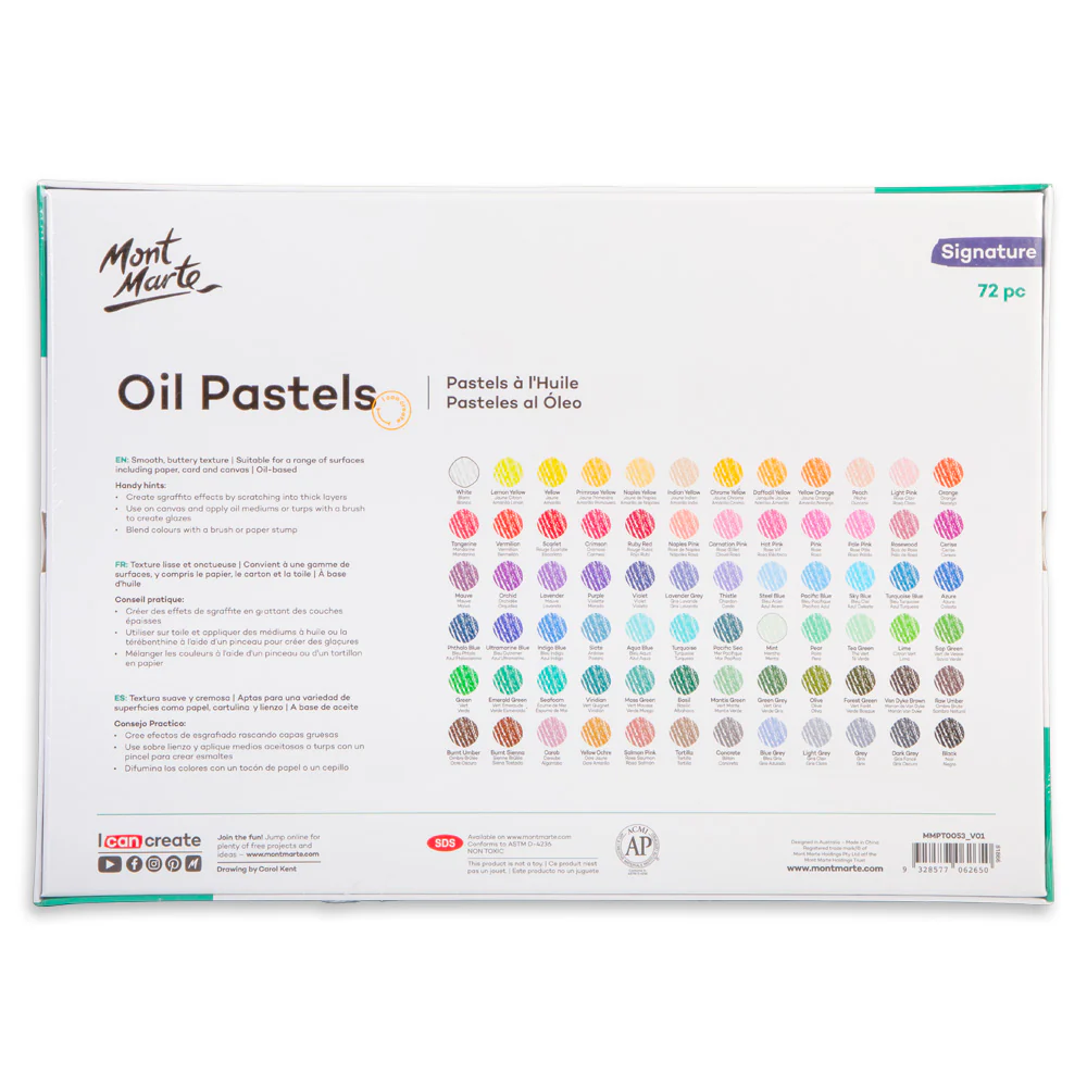 Oil Pastels Signature 72pc - Image 4