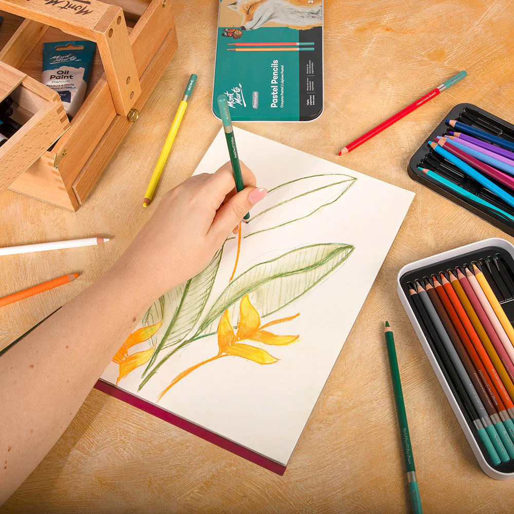 Pastel Pencils 24pc in Tin Premium - Image 6