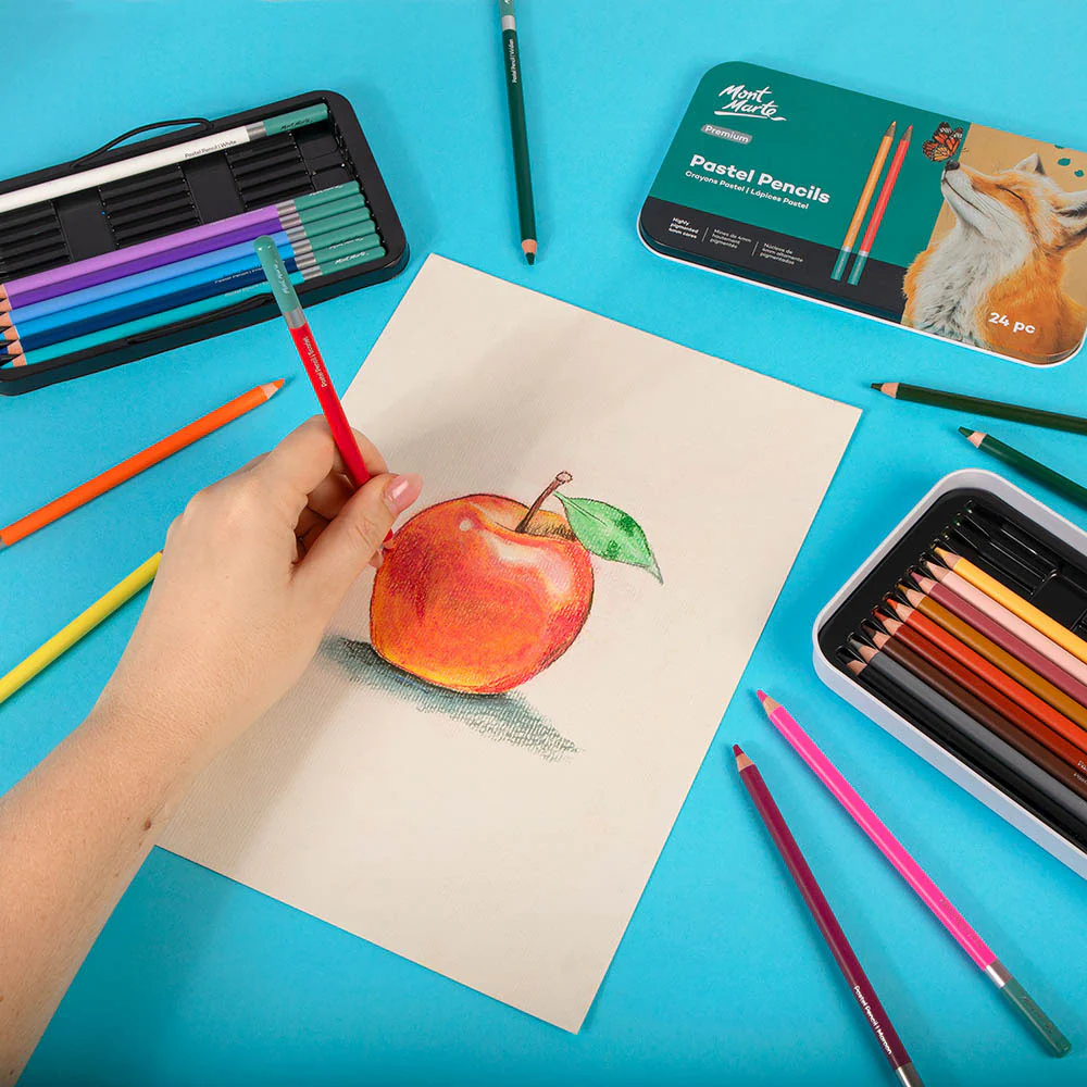 Pastel Pencils 24pc in Tin Premium - Image 7