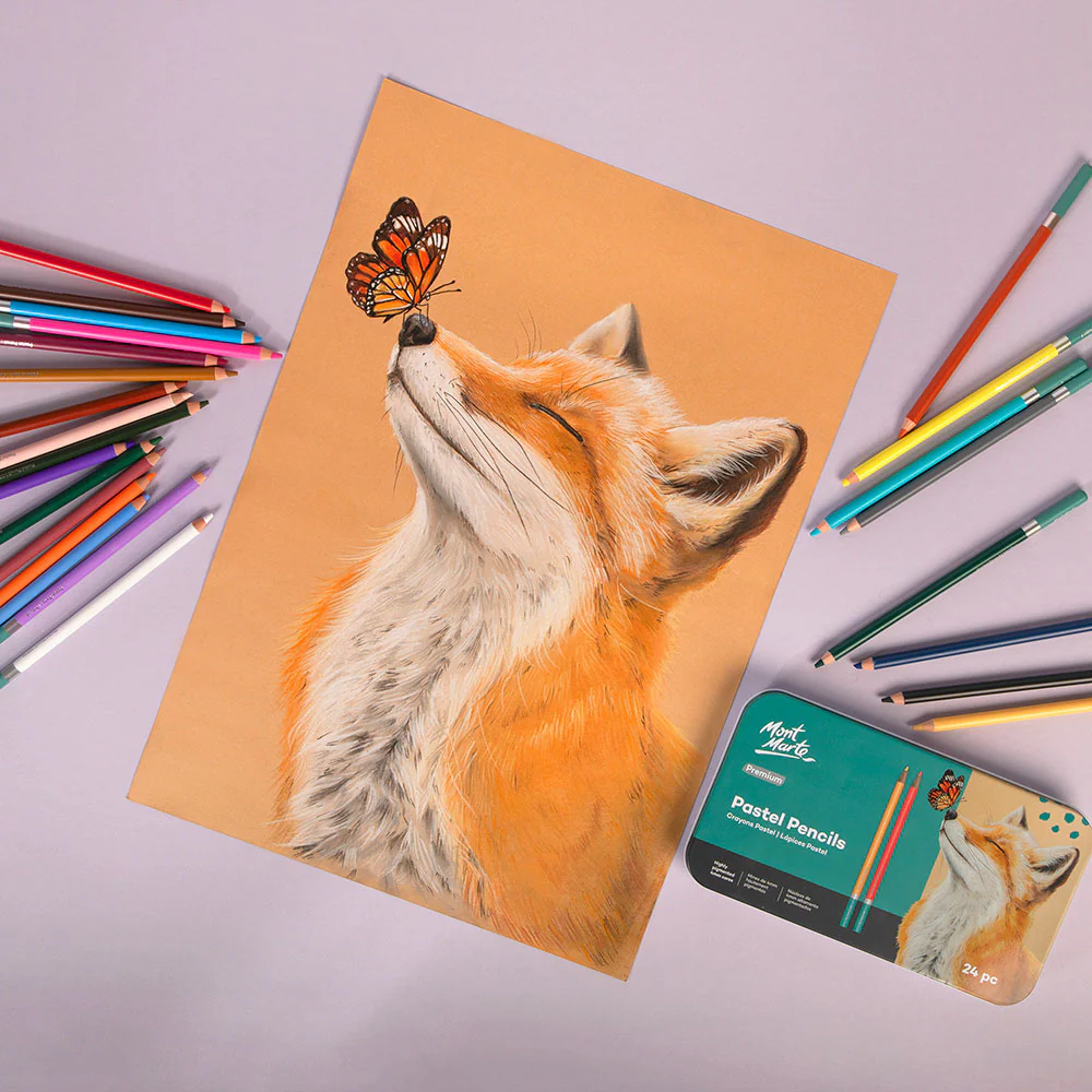 Pastel Pencils 24pc in Tin Premium - Image 8