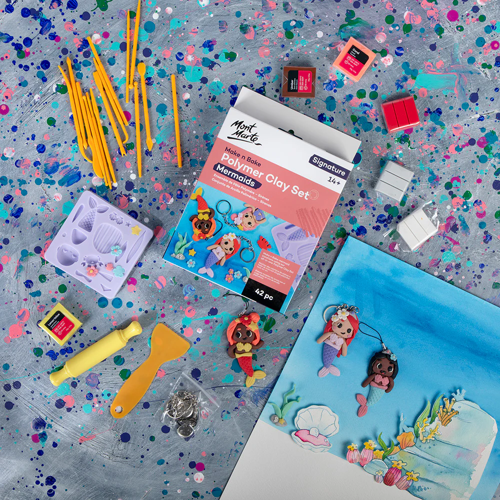 Polymer Clay Set 42pc Signature - Mermaids - Image 11