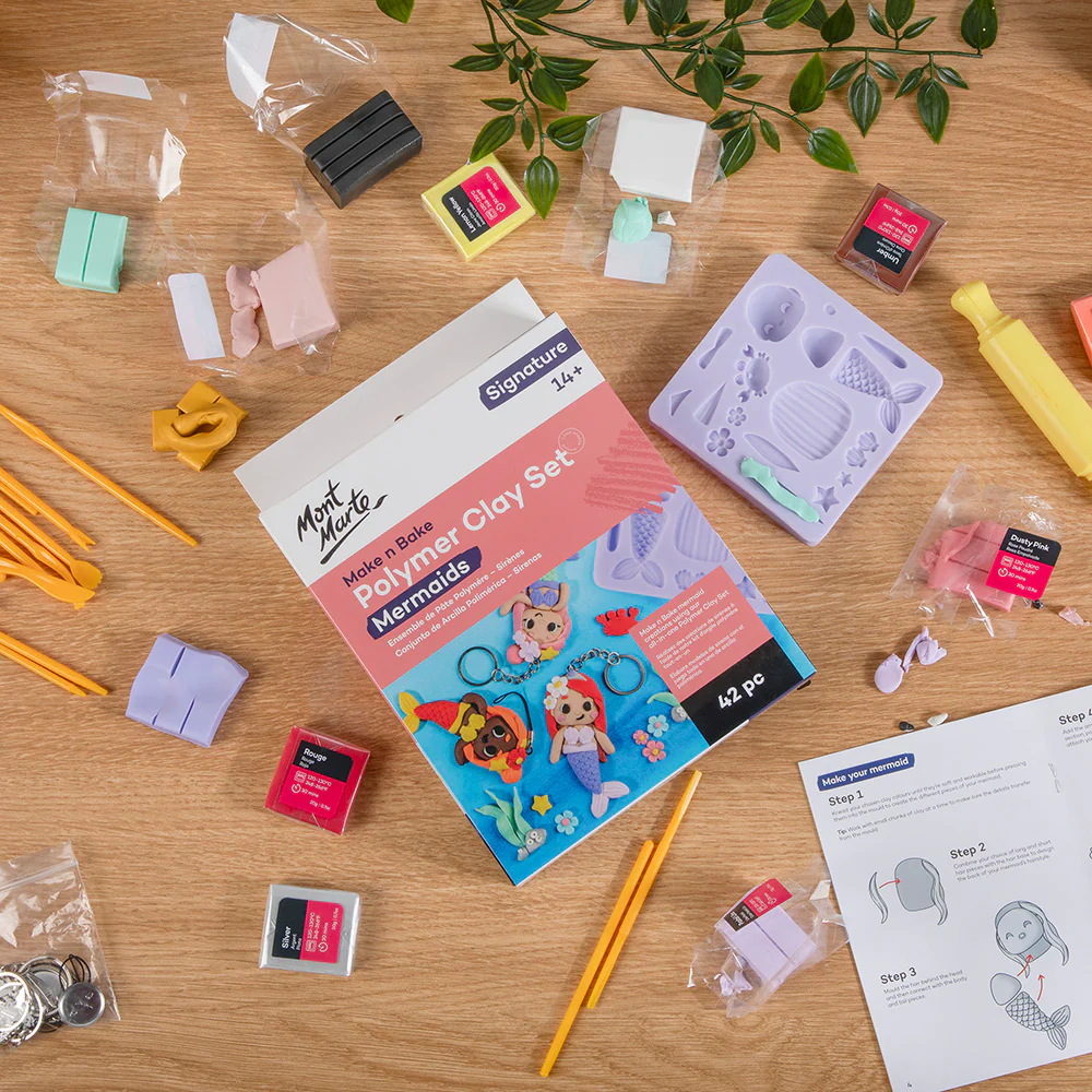 Polymer Clay Set 42pc Signature - Mermaids - Image 12