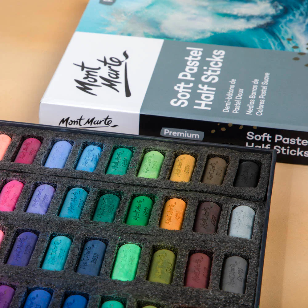 Soft Pastel Half Sticks Premium 48pc - Image 7