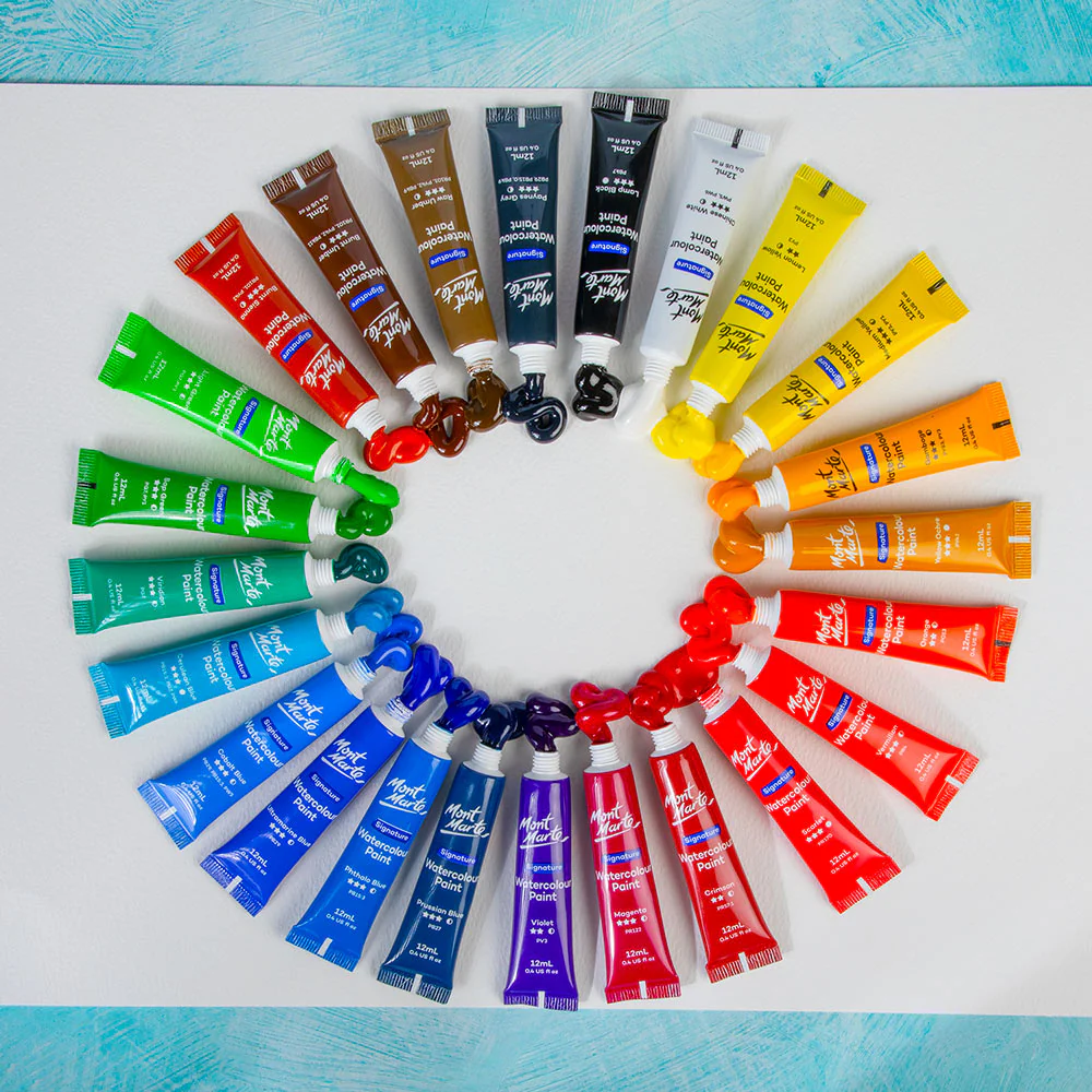 Watercolour Paint Set Signature 24pc x 12ml (0.4 US fl.oz) - Image 7