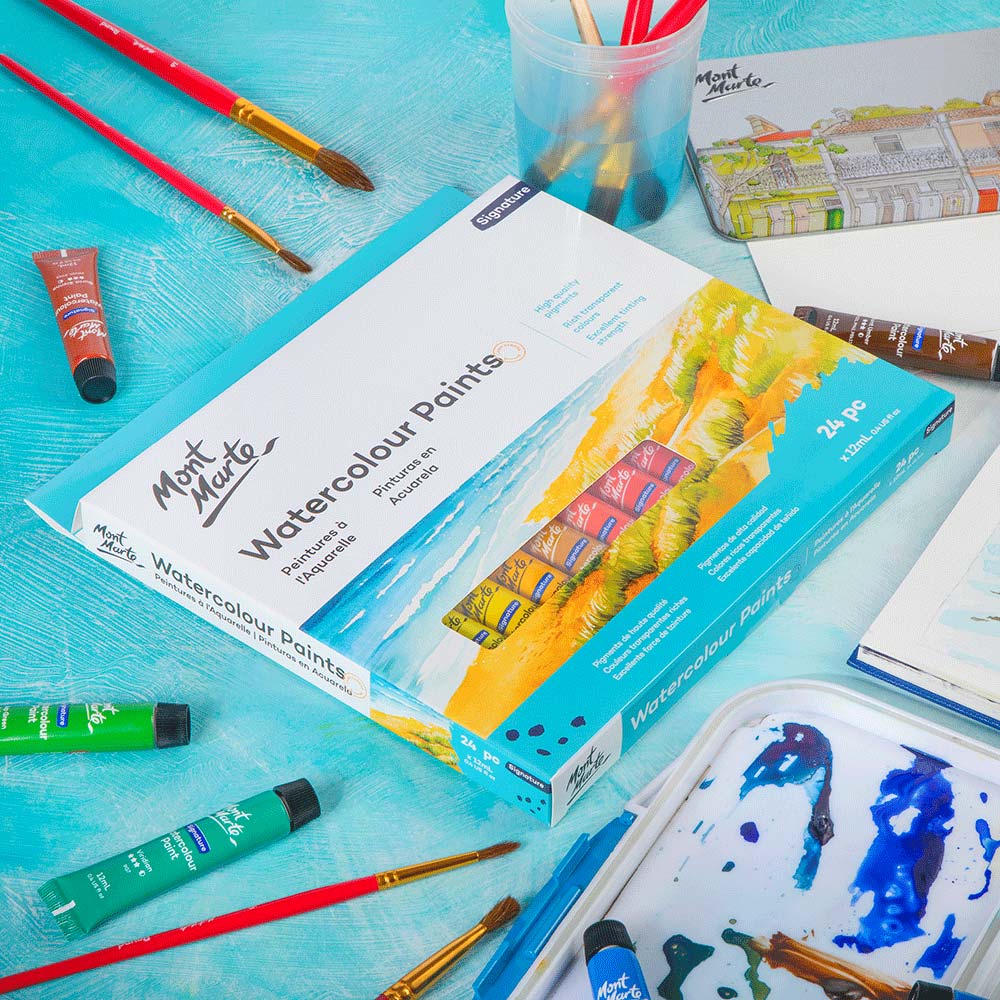 Watercolour Paint Set Signature 24pc x 12ml (0.4 US fl.oz) - Image 8