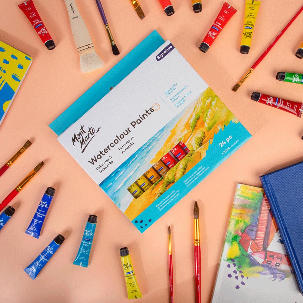 Watercolour Paint Set Signature 24pc x 12ml (0.4 US fl.oz) - Image 9