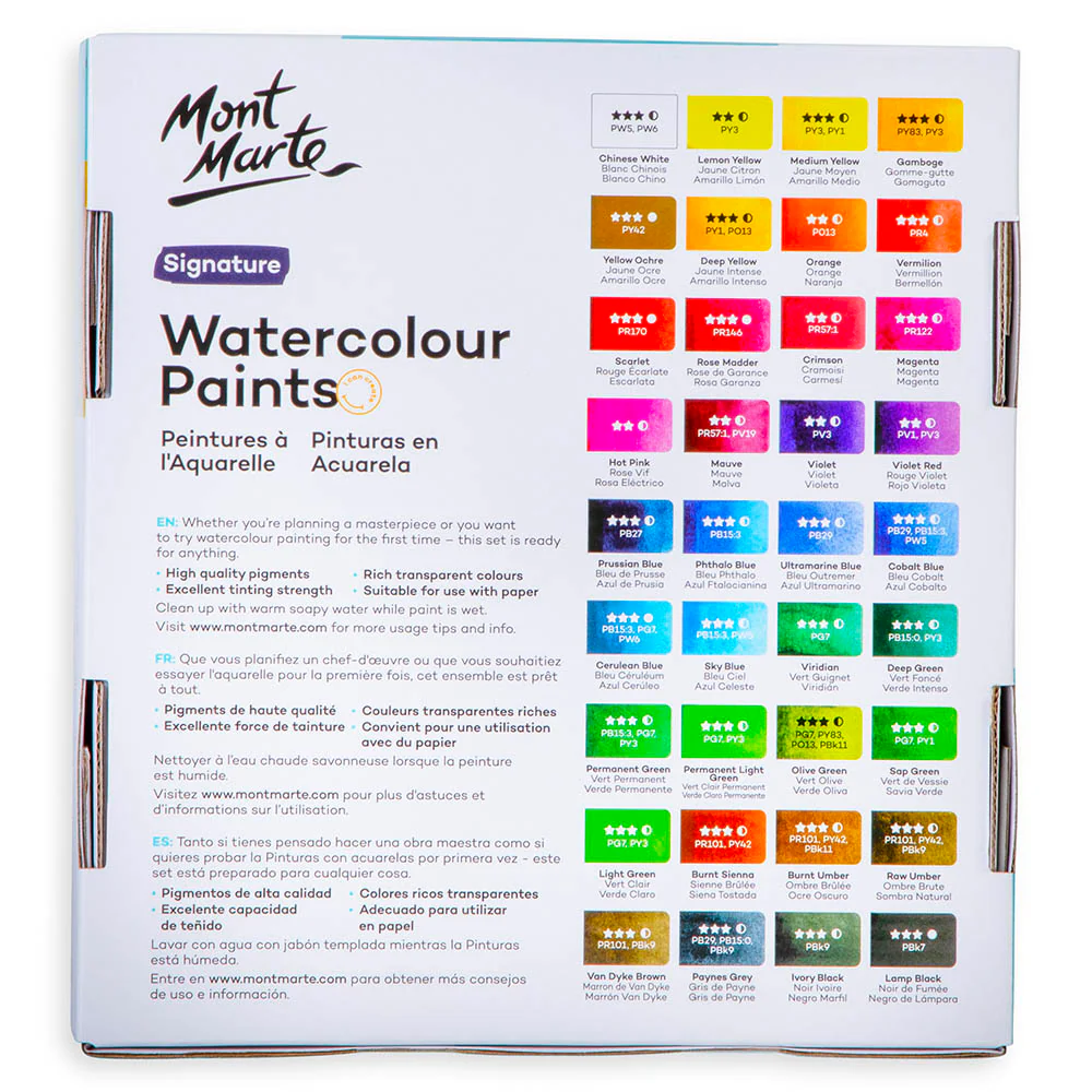 Watercolour Paint Set Signature 36pc x 12ml (0.4 US fl.oz) - Image 5