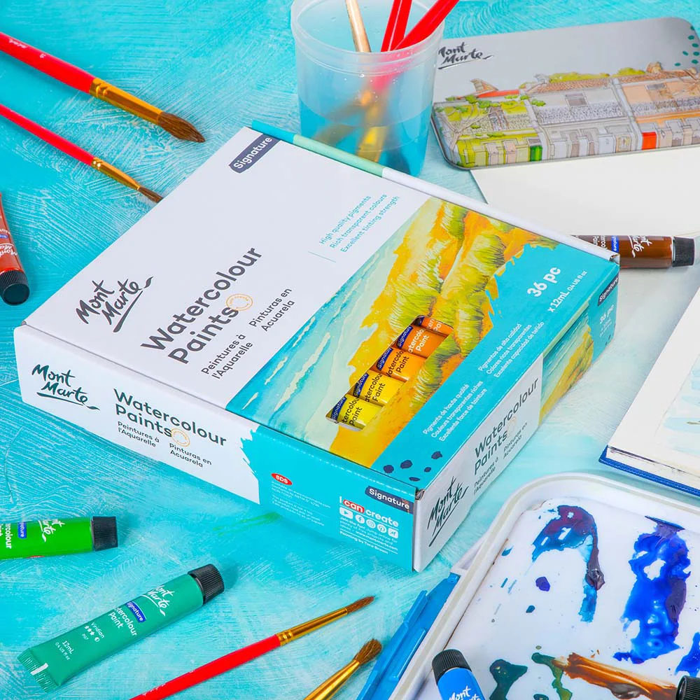 Watercolour Paint Set Signature 36pc x 12ml (0.4 US fl.oz) - Image 7