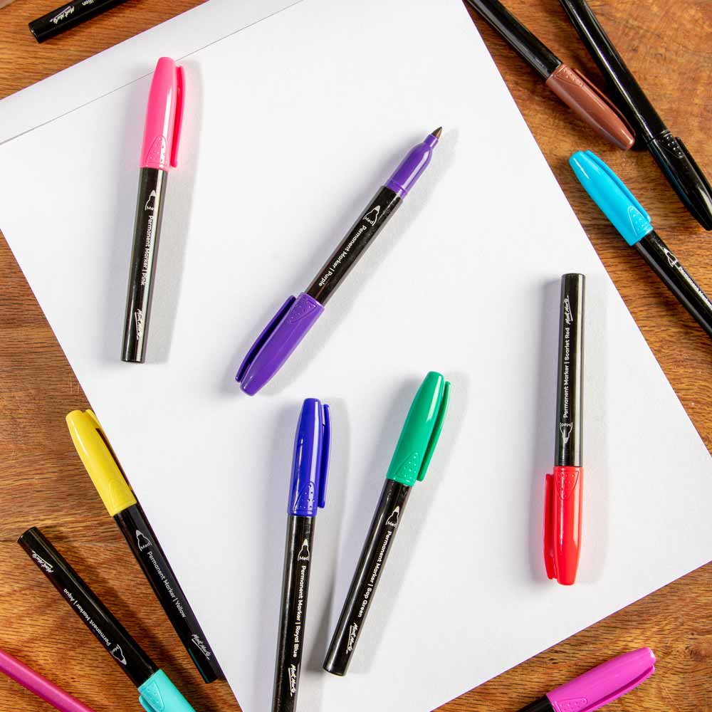 Permanent Markers Premium 12pc - Image 9